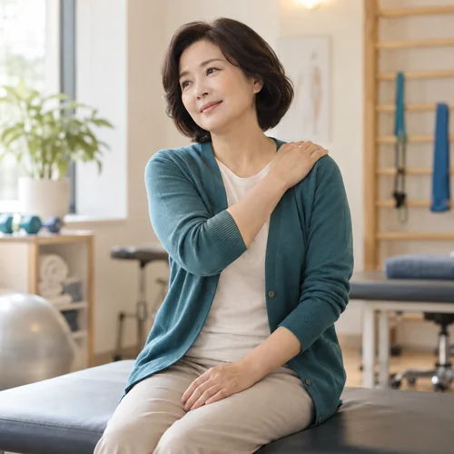 고양정형외과 어깨 움직임 주제의 AI 생성 예시